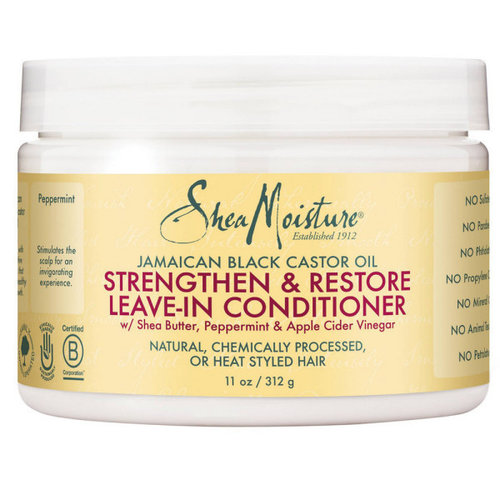 Shea Moisture Shea Moisture Jamaican Black Castor Oil Strengthen & Restore Leave-In Conditioner 312 Gram Shea Moisture Shea Moisture Jamaican Black Castor Oil Strengthen & Restore Leave-In Conditioner 312 Gram