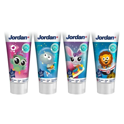 Jordan Jordan Tandpasta Kids 0-5 Jaar - 50 Ml Jordan Jordan Tandpasta Kids 0-5 Jaar - 50 Ml