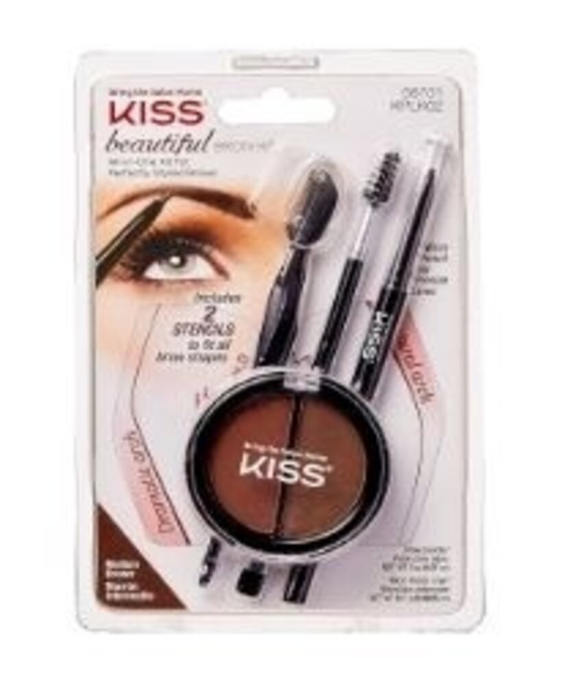 Kiss Kiss Brow Kit Medium Bruin