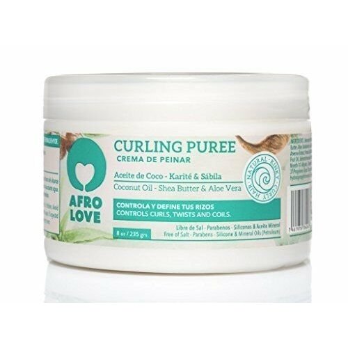 Afro love Afro Love Curling Puree Coconut/Shea Butter/Aloe Vera 235 Gram Afro love Afro Love Curling Puree Coconut/Shea Butter/Aloe Vera 235 Gram