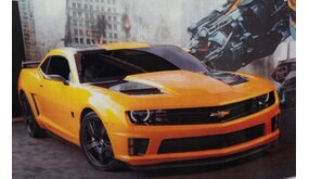 Diamond Painting Chevrolet Geel J0317 30 cm x 40 cm