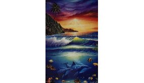 Diamond Painting Dolfijn J0442 30 cm x 40 cm