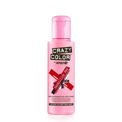 Crazy color Crazy Color Vermillion Red No 40 100 Ml Crazy color Crazy Color Vermillion Red No 40 100 Ml