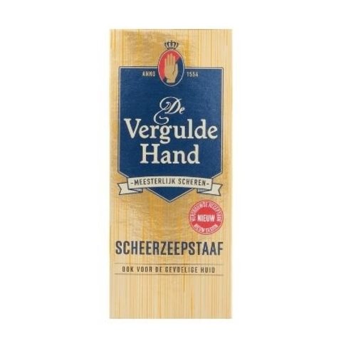 Vergulde hand Vergulde Hand Scheerzeepstaaf 75g Vergulde hand Vergulde Hand Scheerzeepstaaf 75g