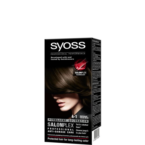 Syoss Syoss Colors Haarverf Middenbruin 4-1 Syoss Syoss Colors Haarverf Middenbruin 4-1