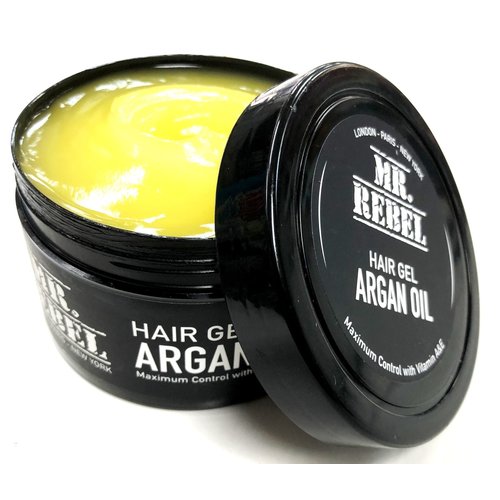 Mr. Rebel Mr. Rebel Hairgel Argan Olie 450 Ml Mr. Rebel Mr. Rebel Hairgel Argan Olie 450 Ml