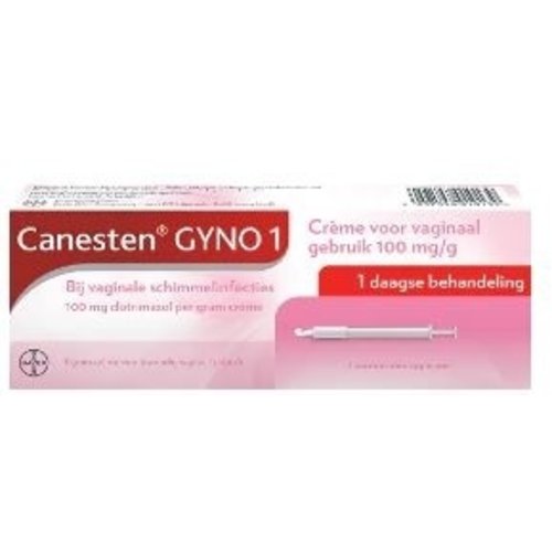 Canesten Canesten Gyno1 Vaginaal Creme 100 Mg Clotrimazol Canesten Canesten Gyno1 Vaginaal Creme 100 Mg Clotrimazol