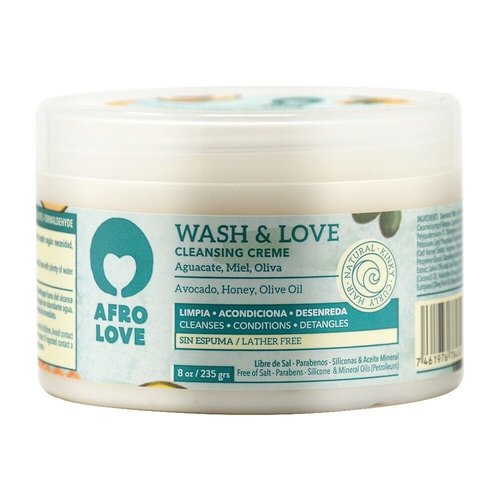 Afro love Afro Love Wash & Love Cleansing Creme 235 Gram Afro love Afro Love Wash & Love Cleansing Creme 235 Gram
