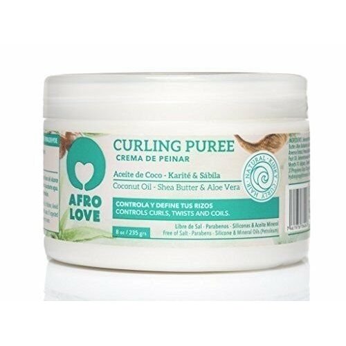 Afro love Afro Love Curling Puree Coconut/Shea Butter/Aloe Vera 450 Gram Afro love Afro Love Curling Puree Coconut/Shea Butter/Aloe Vera 450 Gram