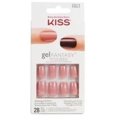 Kiss Kiss Gel Fantasy Nagels Pink 28 Stuks Kiss Kiss Gel Fantasy Nagels Pink 28 Stuks