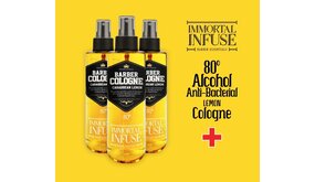 Immortal Immortal Infuse Lemon Cologne 80% Alcohol 150 Ml Spray