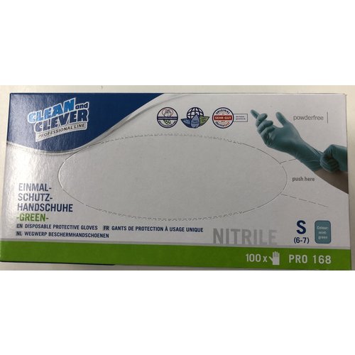 Lifetime Nitrile Handschoenen 100 Stuks Poeder Vrij Maat S Groen Lifetime Nitrile Handschoenen 100 Stuks Poeder Vrij Maat S Groen
