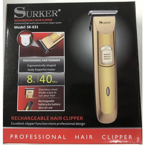 Surker Surker Oplaadbare Tondeuze Model Sk-631 Surker Surker Oplaadbare Tondeuze Model Sk-631