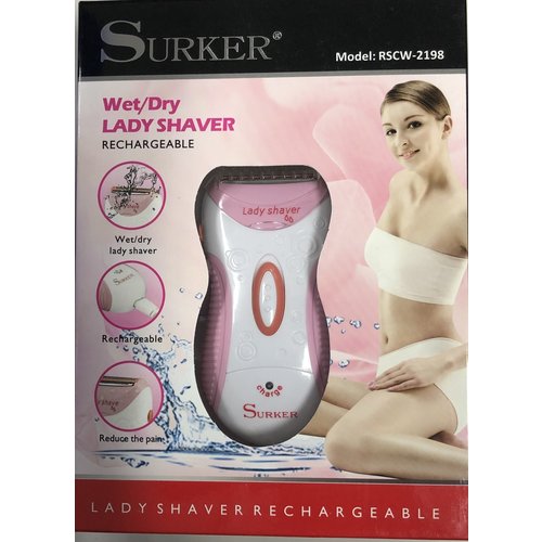 Surker Surker Lady Shaver Oplaadbaar Model Rscw-2198 Surker Surker Lady Shaver Oplaadbaar Model Rscw-2198