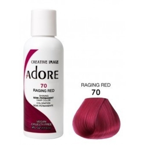 Adore Adore Semi-Permanent Hair Color - Raging Red 70 118ml Adore Adore Semi-Permanent Hair Color - Raging Red 70 118ml