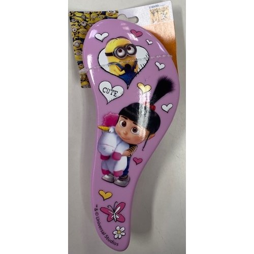 Minions Despicable Me 3 - Haarborstel Roze Minions Despicable Me 3 - Haarborstel Roze