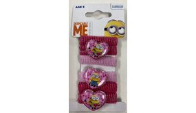 Minions Despicable Me Minion Made - Haarelastiek 6 Stuks Minions Despicable Me Minion Made - Haarelastiek 6 Stuks