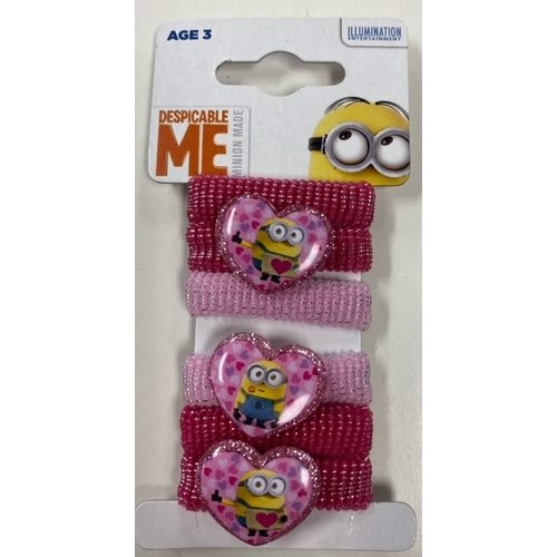 Minions Despicable Me Minion Made - Haarelastiek 6 Stuks Minions Despicable Me Minion Made - Haarelastiek 6 Stuks