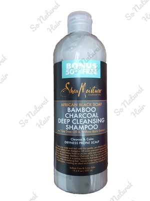 Shea Moisture Shea Moisture African Black Soap - Bamboo Charcoal Deep Cleansing Shampoo 577ml