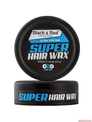 Black & Red Black & Red Super Hair Wax - Ultra Strong Hold 150ml