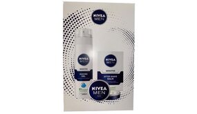 Nivea Nivea Giftset As Balm 100ml+Shaving Gel 200ml+Cream 75ml Sensitive For Men
