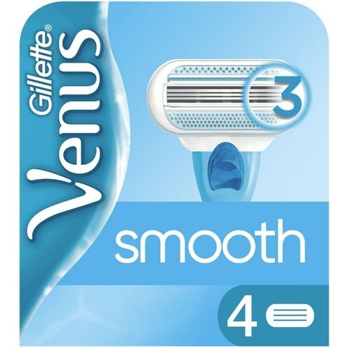 Gillette Gillette Scheermes - Venus Smooth 4 Stuks Gillette Gillette Scheermes - Venus Smooth 4 Stuks