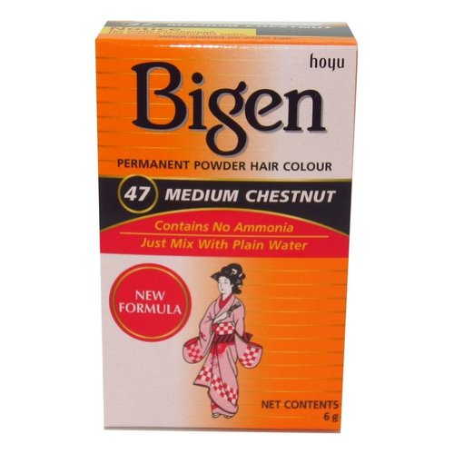 Bigen Bigen Permanent Powder Hair Color - 47 Medium Chestnut Bigen Bigen Permanent Powder Hair Color - 47 Medium Chestnut