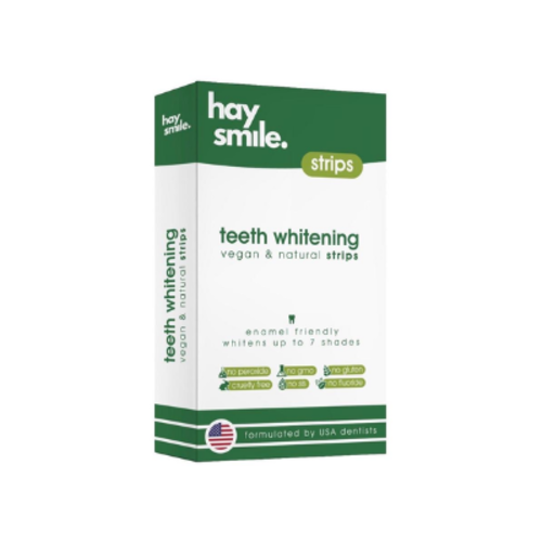 Haysmile Tandenbleekstrips - Vegan & Natural | Aardbei & Coconut Formule (14 Dagen) Haysmile Tandenbleekstrips - Vegan & Natural | Aardbei & Coconut Formule (14 Dagen)