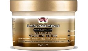 African Pride African Pride Black Castor Miracle Prep & Leave - In Moisture Butter -Growth Protection Formula 227gr