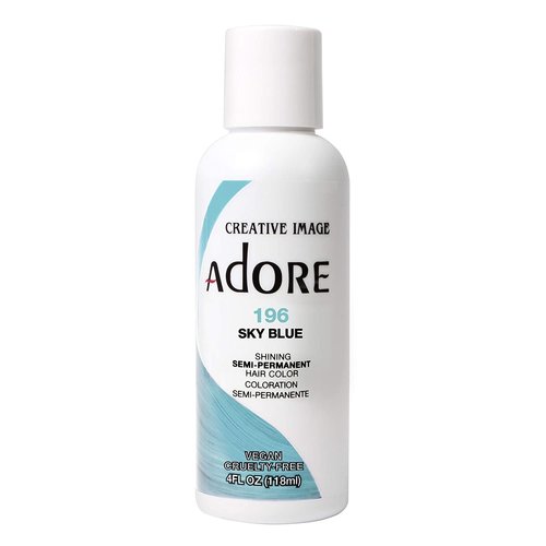Adore Adore Semi-Permanet Haarverf - 196 Sky Blue 118ml Adore Adore Semi-Permanet Haarverf - 196 Sky Blue 118ml