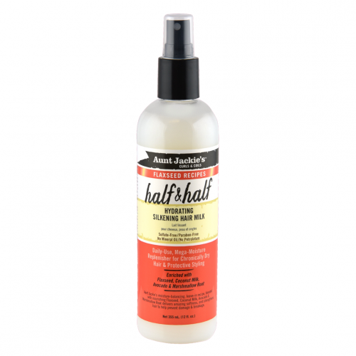 Aunt Jackie's Aunt Jackie's Flaxseed Recipes Hydrating Silkening Hair Milk - Half & Half 355ml Aunt Jackie's Aunt Jackie's Flaxseed Recipes Hydrating Silkening Hair Milk - Half & Half 355ml