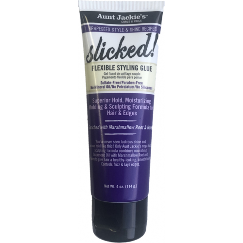 Aunt Jackie's Aunt Jackie's Grapeseed Style & Shine Recipes Flexible Styling Glue - Slicked 114gr Aunt Jackie's Aunt Jackie's Grapeseed Style & Shine Recipes Flexible Styling Glue - Slicked 114gr