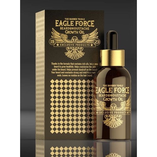 Eagle Force Eagle Force Baard & Snor Olie - Growth Oil 50 Ml Eagle Force Eagle Force Baard & Snor Olie - Growth Oil 50 Ml