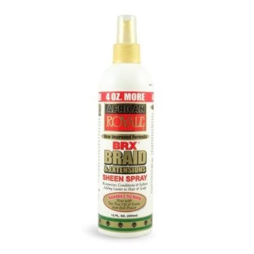 African Royale Sheen Spray - Brx Braid & Extensions 355ml African Royale Sheen Spray - Brx Braid & Extensions 355ml