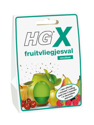 Hg Hg X Fruitvliegjesval - Navulbaar 1 Stuk