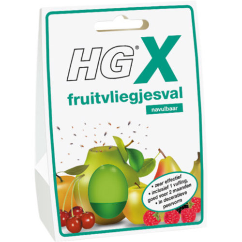 Hg Hg X Fruitvliegjesval - Navulbaar 1 Stuk Hg Hg X Fruitvliegjesval - Navulbaar 1 Stuk