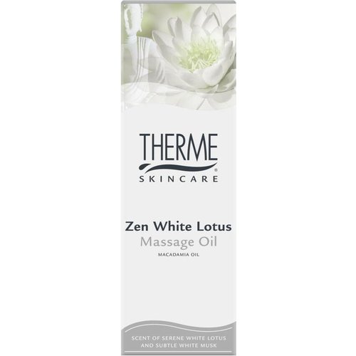Therme Therme Massageolie - Zen White Lotus 125ml Therme Therme Massageolie - Zen White Lotus 125ml
