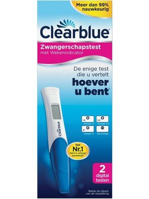Clearblue Clearblue Zwangerschapstest - Met Wekenindicator 2 Digitale Testen
