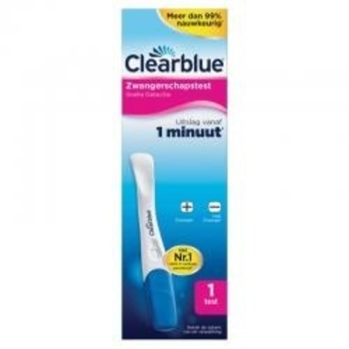 Clearblue Clearblue Zwangerschapstest - Uitslag Vanaf 1 Minuut 1 Test Clearblue Clearblue Zwangerschapstest - Uitslag Vanaf 1 Minuut 1 Test