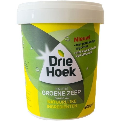 Driehoek Driehoek Zachte Groene Zeep - 900 Gram Driehoek Driehoek Zachte Groene Zeep - 900 Gram