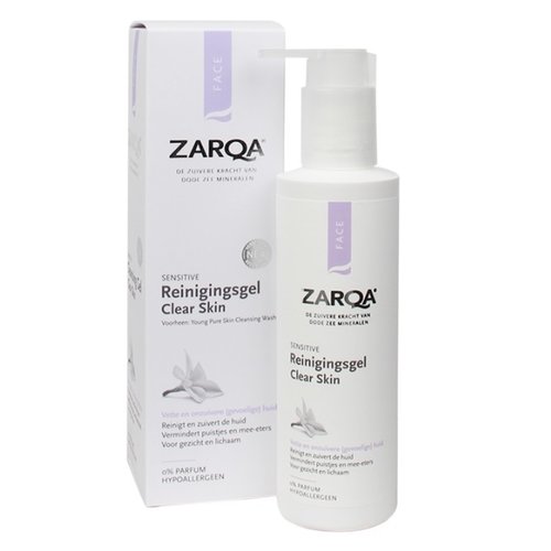 Zarqa Zarqa Face - Sensitive Reinigingsgel Clear Skin 200ml Zarqa Zarqa Face - Sensitive Reinigingsgel Clear Skin 200ml