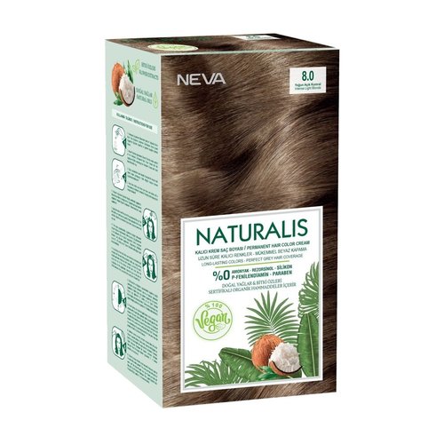 Neva Naturalis Vegan Haarverf - Intens Light Blonde 8.0 Neva Naturalis Vegan Haarverf - Intens Light Blonde 8.0