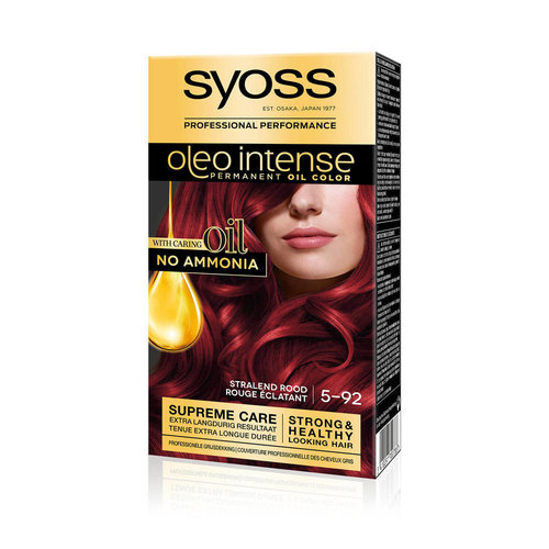 Syoss Syoss Oleo Intense Haarverf - Stralend Rood 5-92 Syoss Syoss Oleo Intense Haarverf - Stralend Rood 5-92