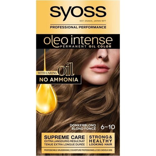 Syoss Syoss Oleo Intense Haarverf - Donkerblond 6-10 Syoss Syoss Oleo Intense Haarverf - Donkerblond 6-10