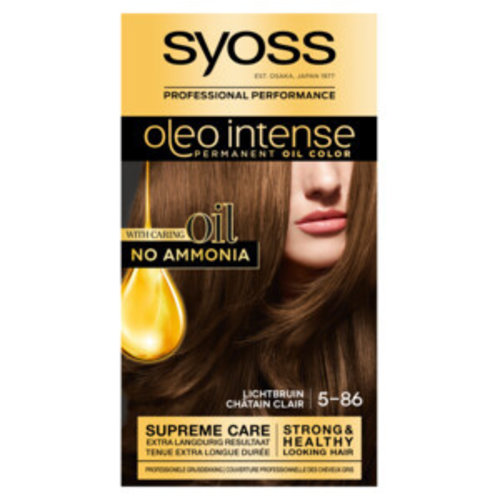 Syoss Syoss Oleo Intense Haarverf - Lichtbruin 5-86 Syoss Syoss Oleo Intense Haarverf - Lichtbruin 5-86