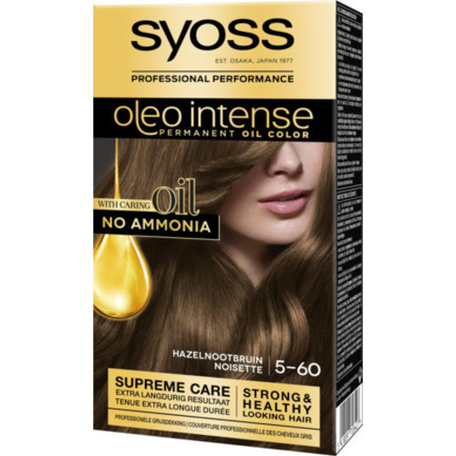 Syoss Syoss Oleo Intense Haarverf - Hazelnootbruin 5-60 Syoss Syoss Oleo Intense Haarverf - Hazelnootbruin 5-60