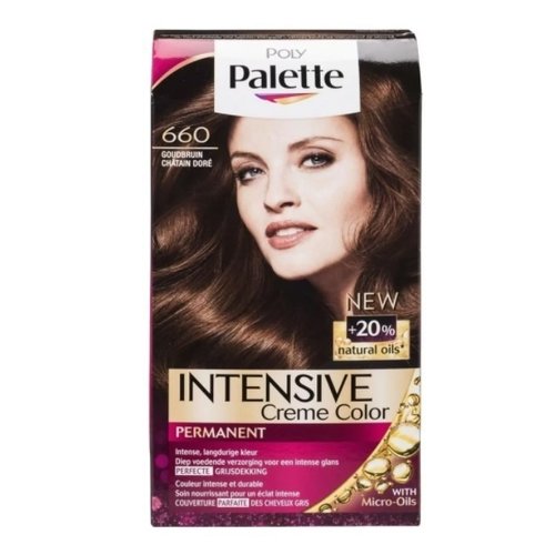 Schwarzkopf Schwarzkopf Poly Palette Haarverf - Goudbruin 660 Schwarzkopf Schwarzkopf Poly Palette Haarverf - Goudbruin 660