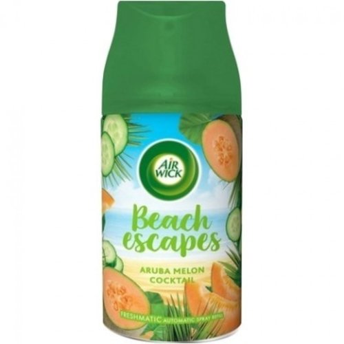 Airwick Air Wick Freshmatic Navul Aruba Meloen Cocktail - Luchtverfrisser 250ml Airwick Air Wick Freshmatic Navul Aruba Meloen Cocktail - Luchtverfrisser 250ml
