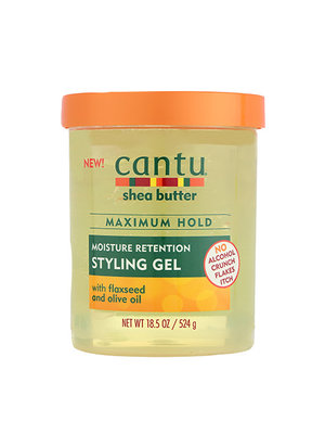 Cantu Cantu Shea Butter - Moisture Retention Styling Gel With Flaxseed & Olive Oil 524g