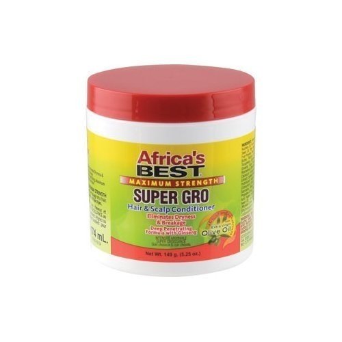 Africa's Best - Maximum Strength Super Gro Hair And Scalp Conditioner 149g Africa's Best - Maximum Strength Super Gro Hair And Scalp Conditioner 149g